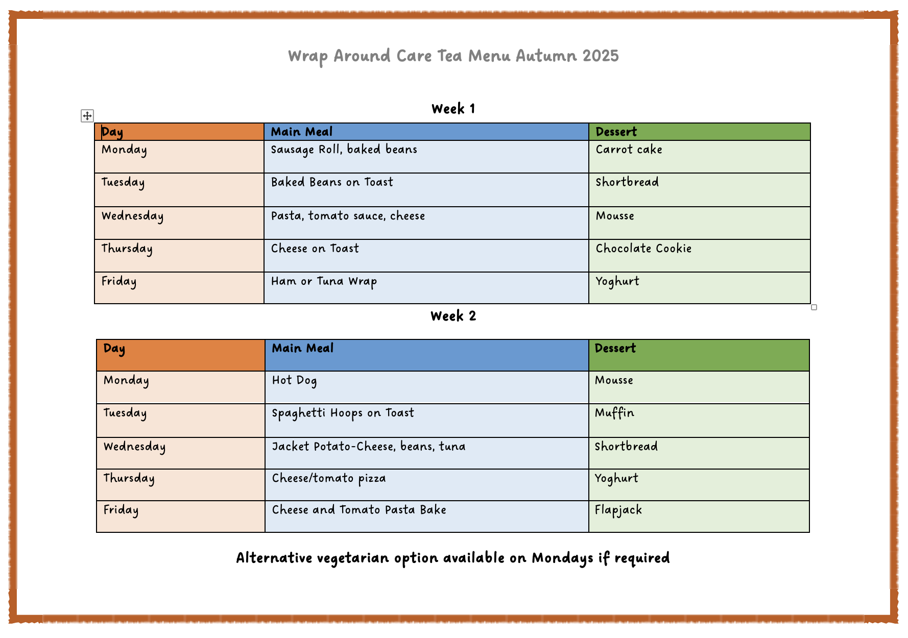 Wraparound Menu 2025-26